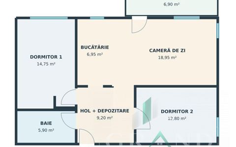 ACASĂ LA MARGINEA PĂDURII | 3 Camere | BALCON | Donath Park/Capat Grigorescu