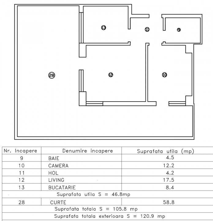 Apartament decomandat si terasa 59 mp pe partea cu Lacul – fotografia 6 din 31