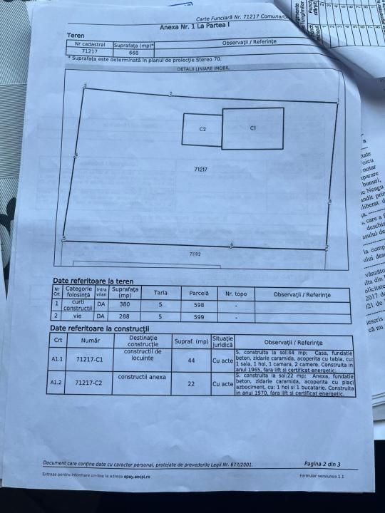 COMISION 0 Vanzare casa + teren 668 mp de renovat Greci Dambovita – fotografia 15 din 15