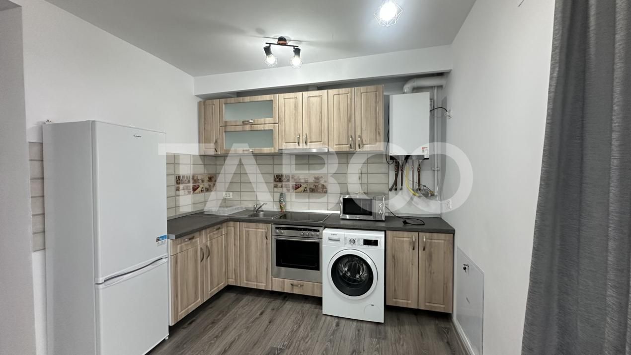 Apartament 2 camere modern bloc cu lift parcare zona Piata Cluj Sibiu – fotografia 3 din 7