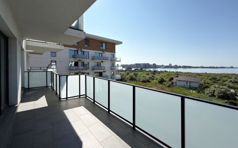Mamaia Nord - Apartamant 2 camere decomandat, vedere frontala la lac