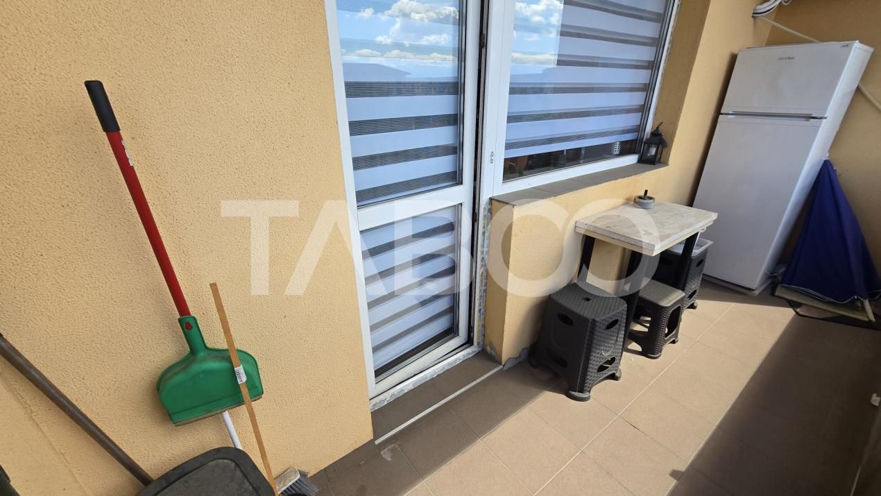 Apartament de inchiriat mobilat utilat 3 camere zona Rahovei Sibiu – fotografia 9 din 14