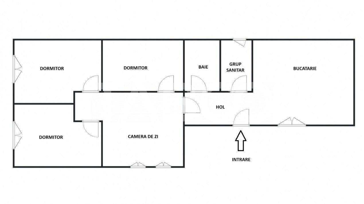 Apartament 89 mpu 4 camere 2 bai loc parcare si pivnita central Sibiu – fotografia 4 din 13