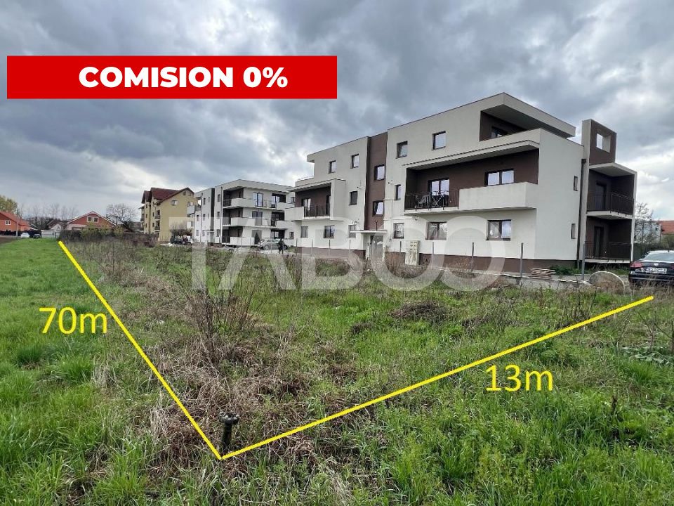 Teren COMISION 0%  890 mp  intravilan de vanzare zona Lazaret Sibiu – fotografia 3 din 5