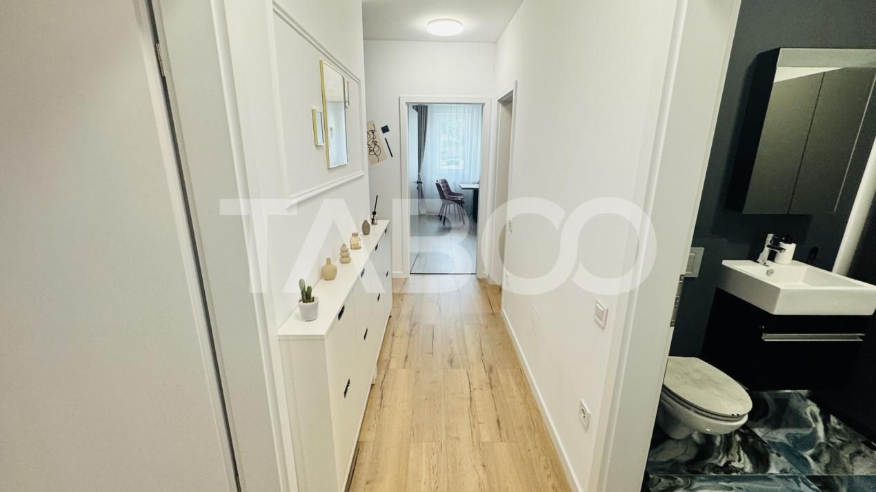 Apartament modern 63mpu 3 camere 2 bai 2 parcari de vanzare Sibiu – fotografia 6 din 11