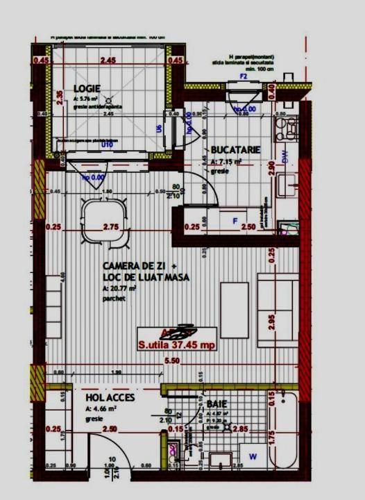 Comision 0%.Apartament 1 cameră, semifinisat, Bloc nou , zona Tineretului – fotografia 6 din 6