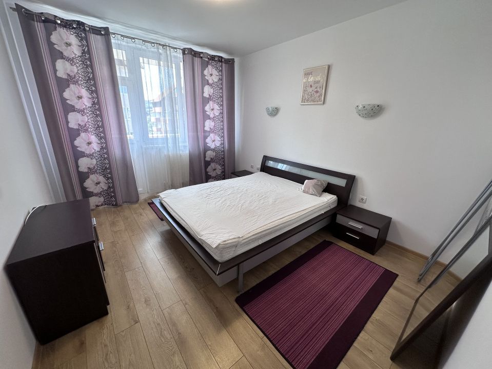 Apartament 2 Camere CENTRU Bloc Nou de Inchiriat Balcon MOBILAT Parcare – fotografia 8 din 14