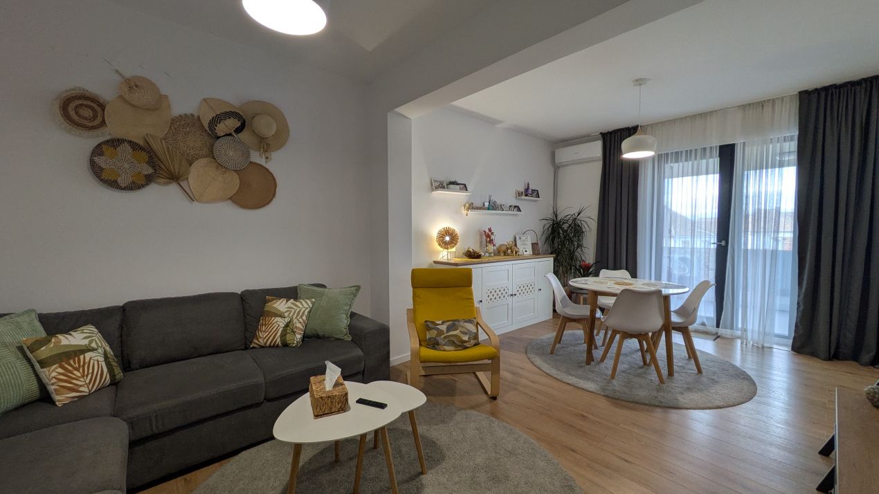 SIBIU, ZONA KOGĂLNICEANU, 55,20 mp, 2 CAMERE, LOGIE 13 MP, PARCARE SUBTERANĂ – fotografia 1 din 68