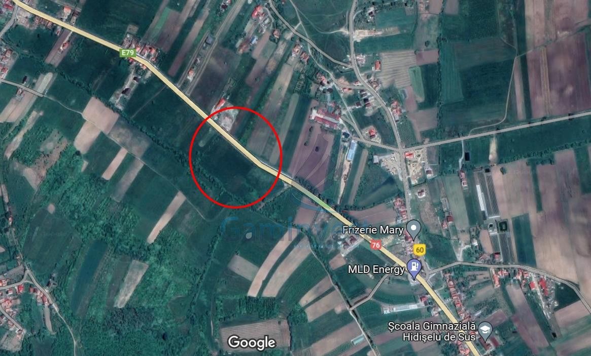 Teren intravilan de vanzare la E79, Hidiselu de sus, Bihor – fotografia 1 din 1