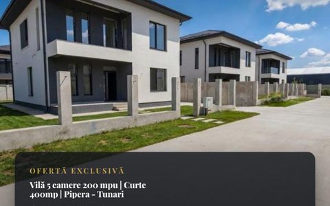 Vilă 5 camere 200 mpu | Curte 400mp | Pipera - Tunari