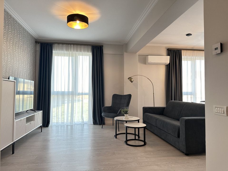 Apartament elegant 2 camere, 55 mp, etaj 1, mobilat - Dumbrăvița – fotografia 5 din 8