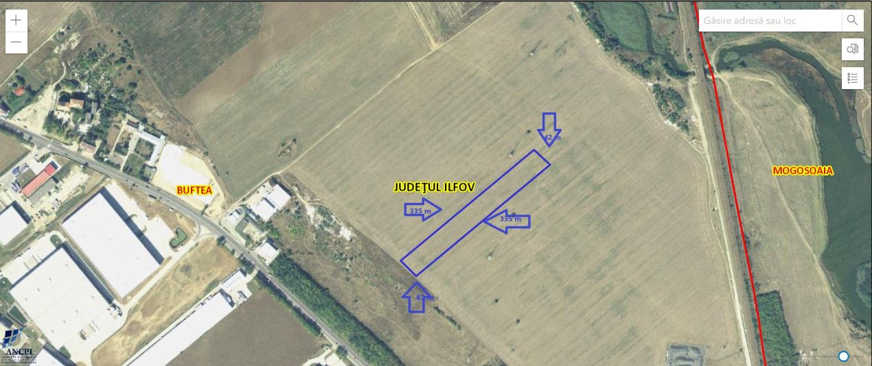 Teren industrial de vanzare 13.999 mp zona Eli Park Buftea – fotografia 1 din 6