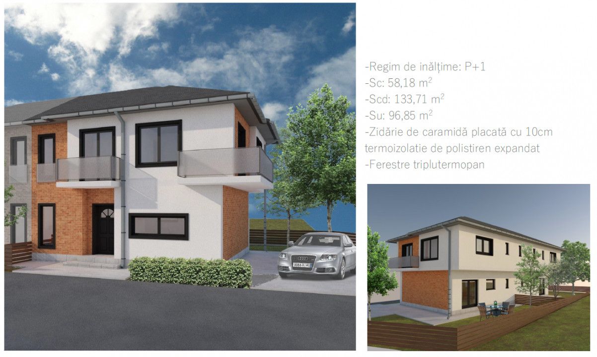 Casa duplex de vanzare, 200 mp teren, zona Catanelor! – fotografia 1 din 3
