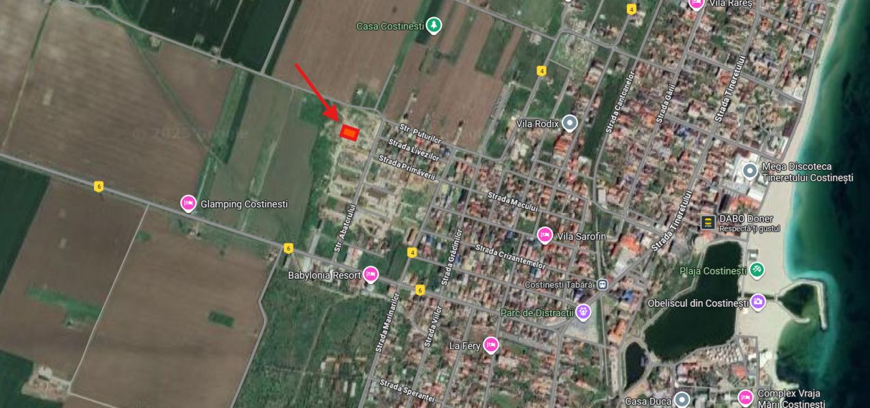 Teren intravilan de vanzare in Costinesti, la doar 10 min de plaja. – fotografia 1 din 1