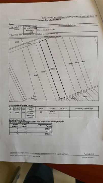 Teren extravilan de vanzare in Aricestii Rahtivani 11000 mp – fotografia 3 din 3