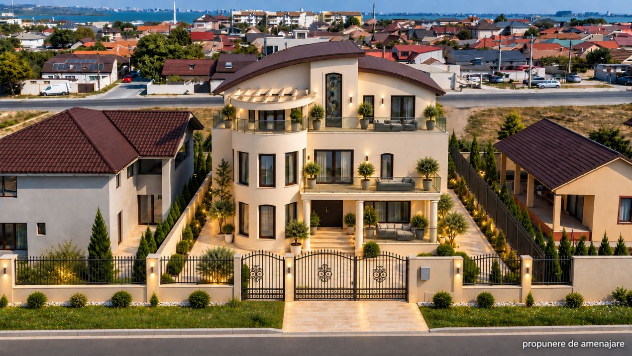 Vilă exclusivistă D+P+E+M | Ovidiu | 600 mp construiți | Finisaje de lux – fotografia 3 din 25