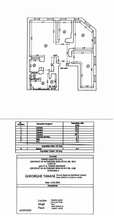 Apartament cu 4 camere în centrul istoric  CONSTANTEI cu vedere la MARE – fotografia 35 din 35