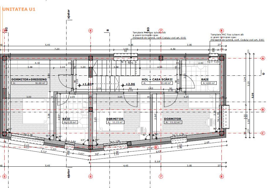 Casă cuplată modernă, 160 mp utili, semifinisată, curte amenajată – fotografia 8 din 17