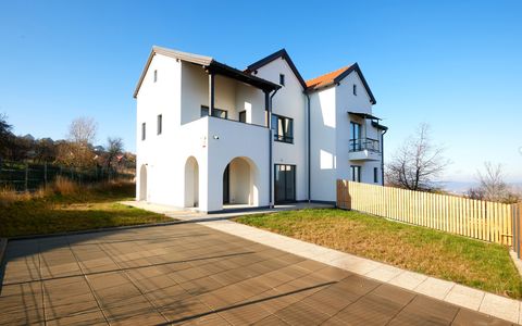 Duplex modern Feleacu cu vedere panoramica spre Cluj
