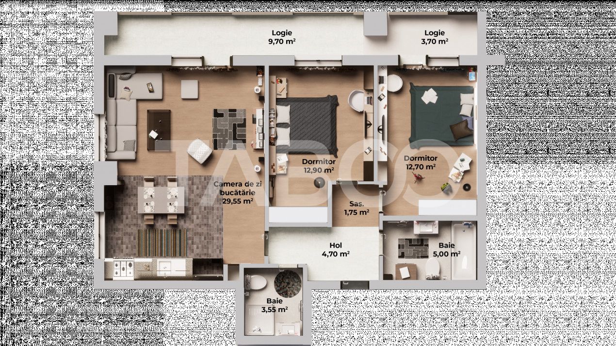 Apartament decomandat 3 camere - la cheie - intabulat - Comision 0 – fotografia 10 din 11