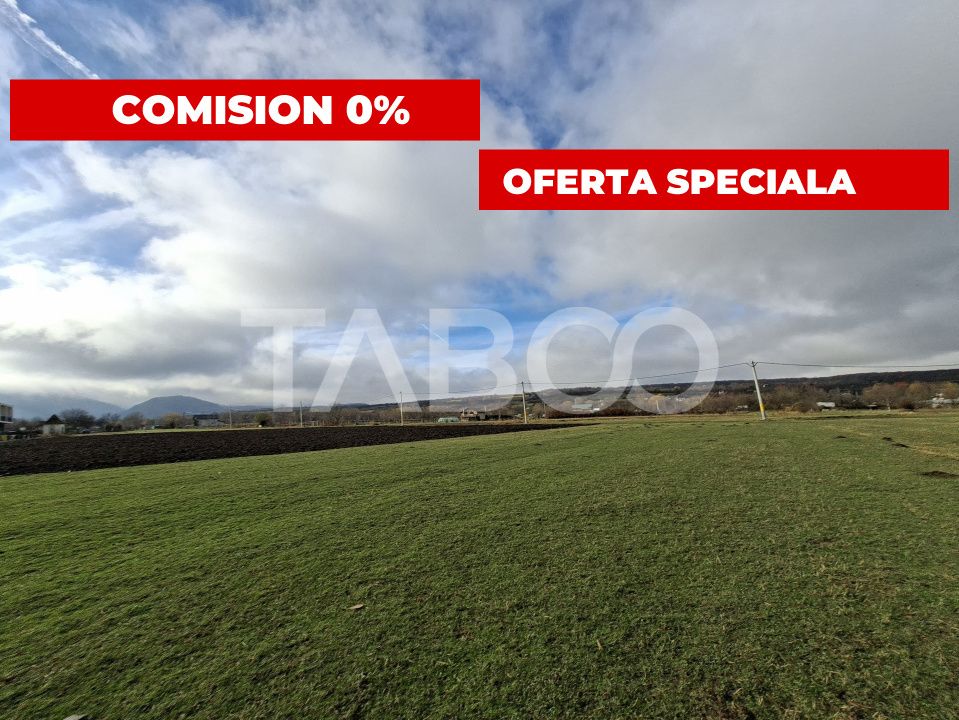Teren intravilan de vanzare in Rasinari zona Calinis - 890 mp – fotografia 1 din 6