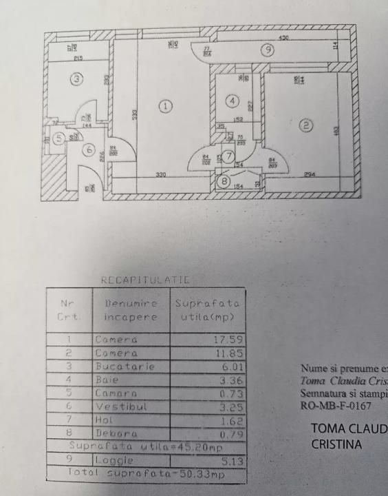2 Camere de vanzare | Gorjului | Metrou | Balcon inchis – fotografia 8 din 8