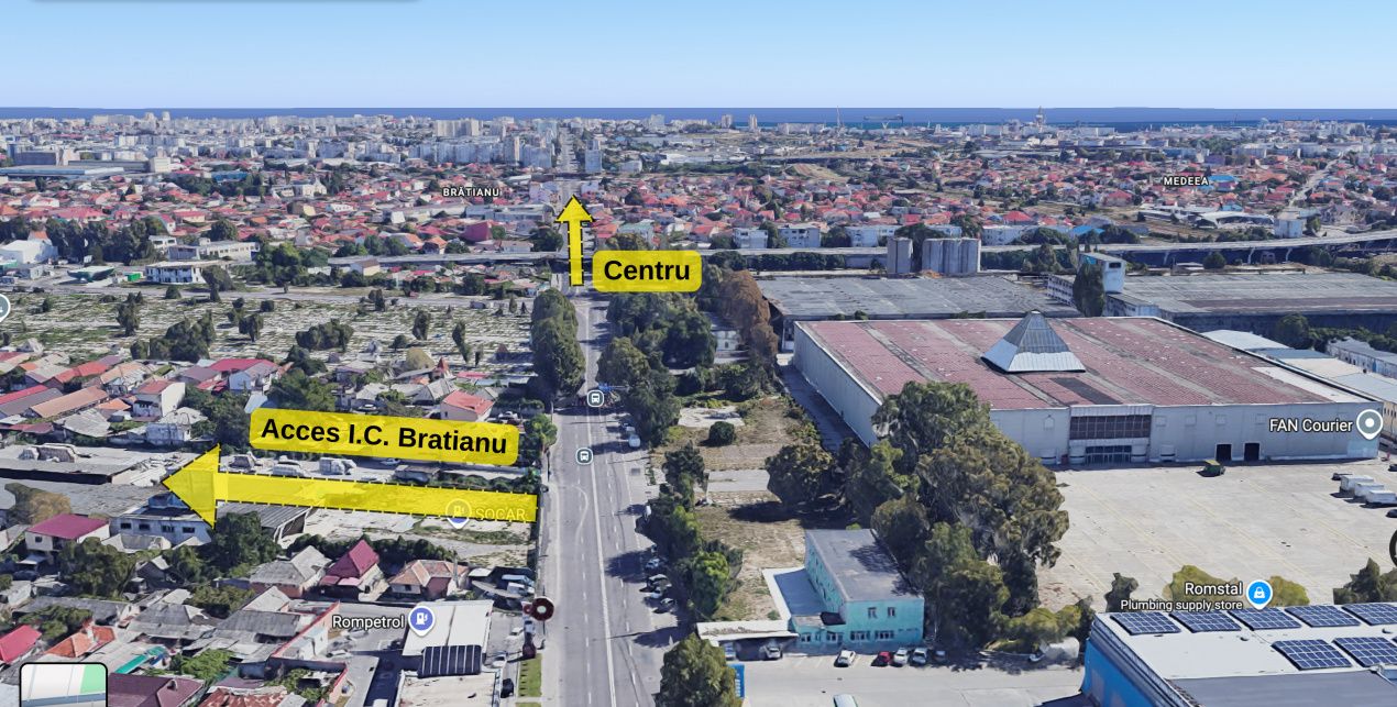 Teren 6100 mp platforma betonata in Constanta intrare de pe A2 Bd. IC Bratianu – fotografia 7 din 12