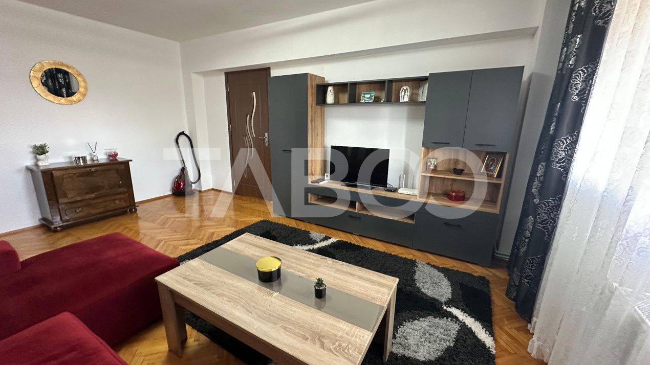 Apartament 2 camere de inchiriat zona Turnisor Sibiu 70 mpu si balcon – fotografia 1 din 11