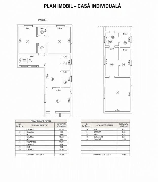 Casa individuala cu 4 camere in zona Trei Stejari din Sibiu – fotografia 3 din 5