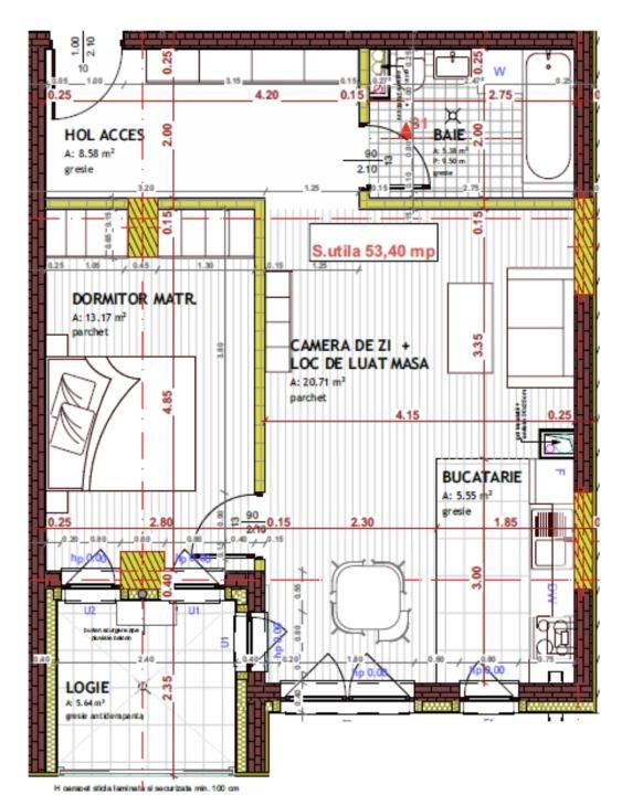 Comision 0%.Apartament 2 camere, Bloc Nou , zona Tineretului – fotografia 4 din 4
