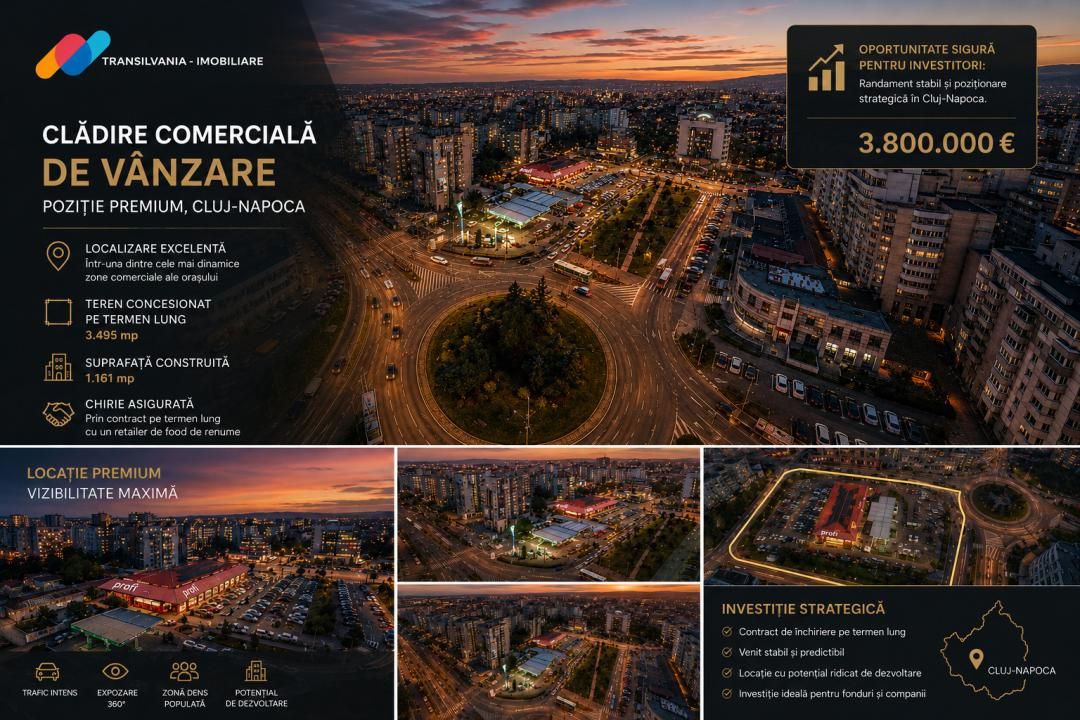 Activ comercial premium 3495mp, Investiție strategică, Marasti – fotografia 2 din 4