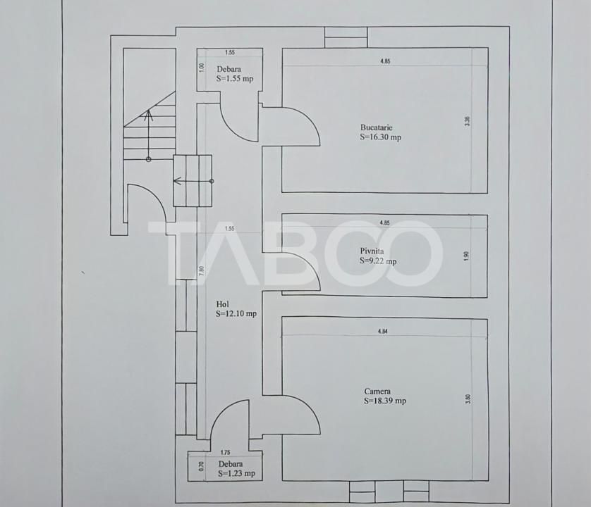 Casa individuala de vanzare cu teren 237 mp garaj in zona Lupeni Sibiu – fotografia 9 din 32