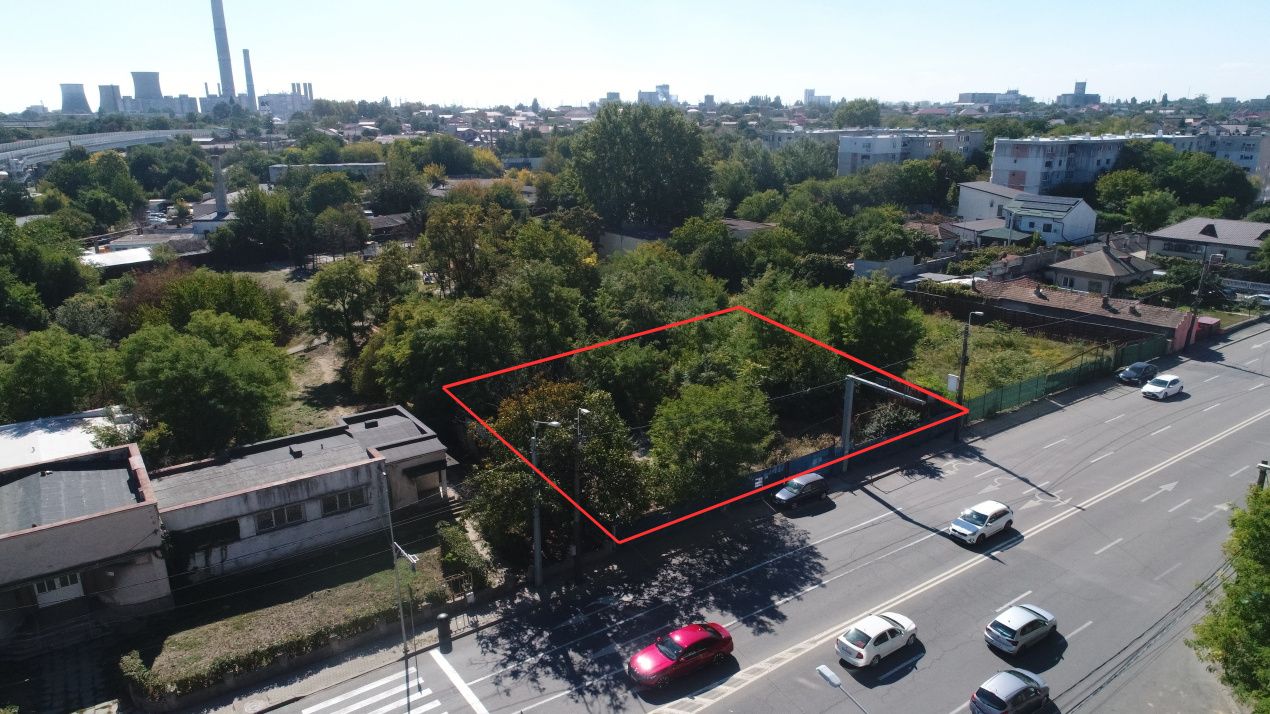 Teren 645 mp cu deschidere 32 m la Bd. I.C. Brătianu | Vizibilitate comercială – fotografia 2 din 6