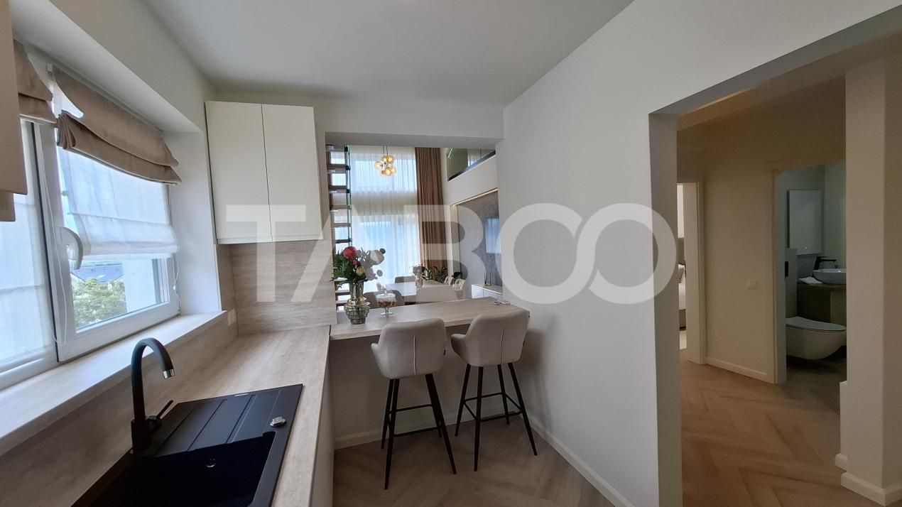 Penthouse lux ultrafinisat dotat si mobilat 2 nivele 131 mp si terasa – fotografia 13 din 20