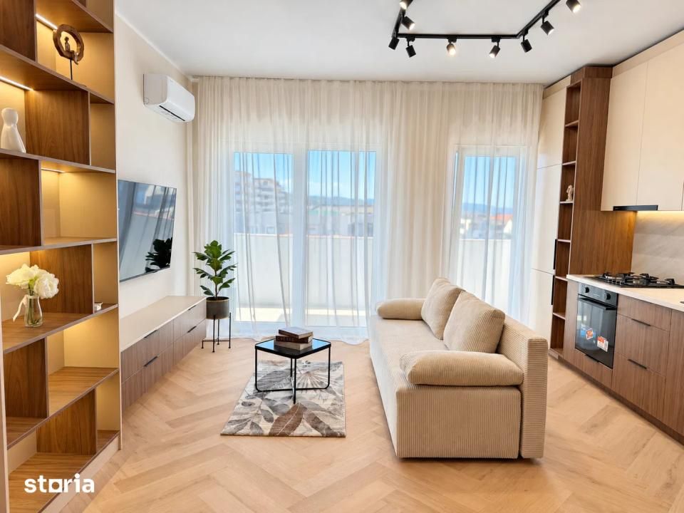 Apartament 2 camere, 52 mp+9mp terasa, lift, finisat, parcare, Eroilor Residence – fotografia 1 din 8