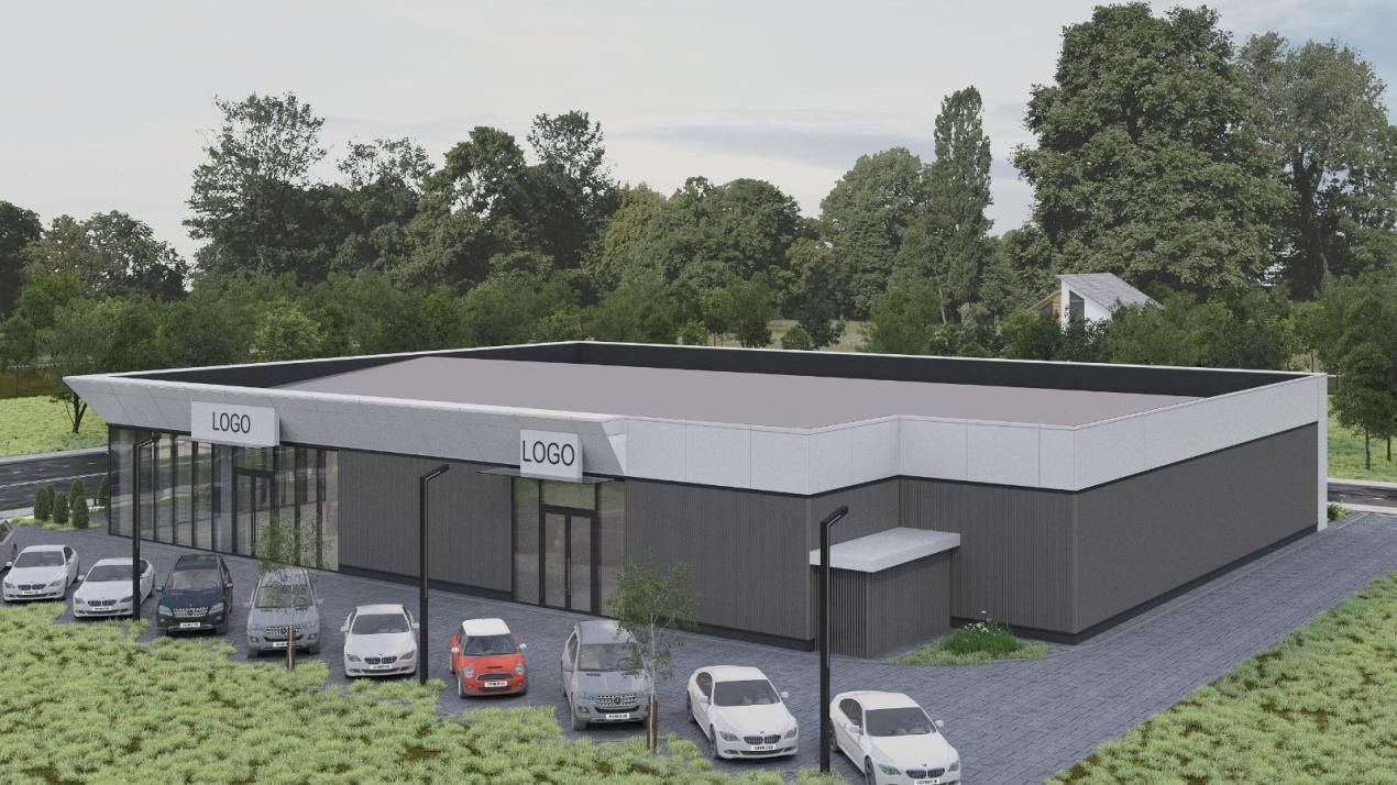 Spatiu Comercial premium-240 mp- Sos. Bucuresti Targoviste/Proiect Nou 2026 – fotografia 4 din 5