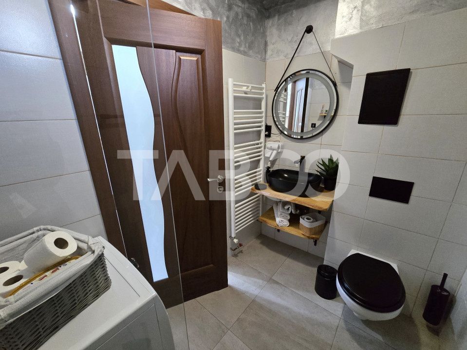 Apartament functional in regim hotelier 4 camere terasa parcare Sibiu – fotografia 18 din 19