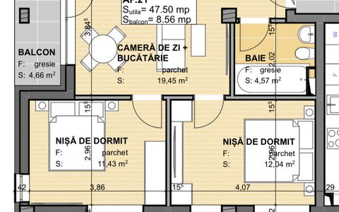 Exclusivitate! Com0%! Apartament 3 camere la semifinisat in Apahida Estimo Park