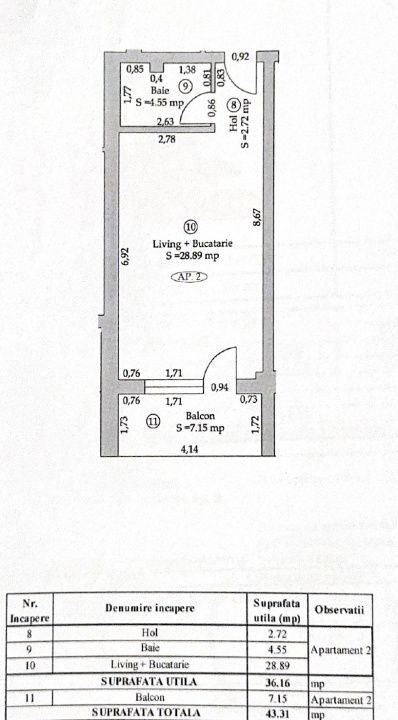 DAVINCI HOMES | 69.900 EURO, FINISAT, CU PARCARE ȘI VEDERE LIBERĂ SPRE MUNȚI – fotografia 18 din 20