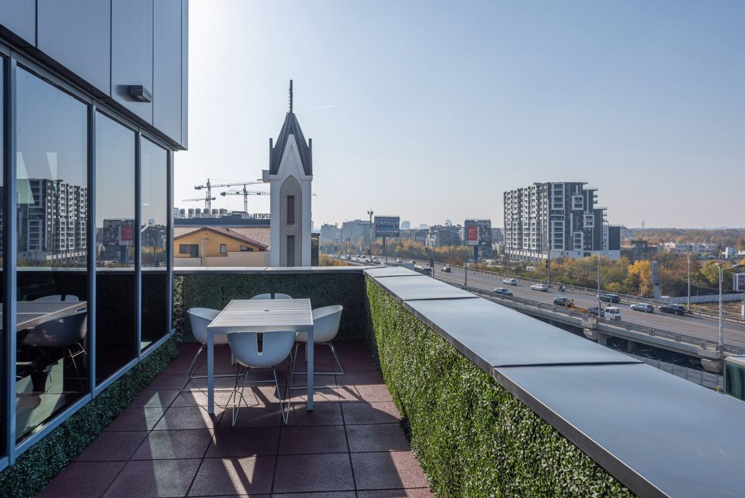 PENTHOUSE EXCLUSIVIST | HERĂSTRĂU – AVIAȚIEI - 3 LOCURI DE PARCARE -42MP TERASA – fotografia 9 din 11