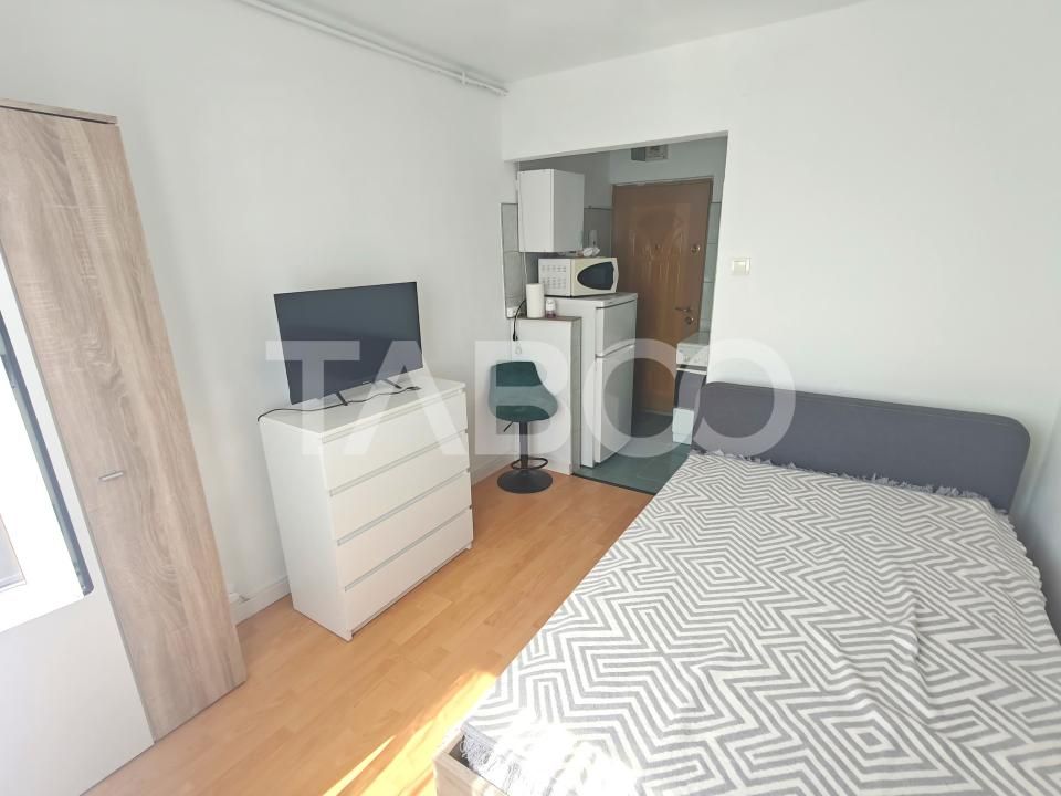 Garsoniera mobilata si utilata disponibila imediat zona Terezian Sibiu – fotografia 1 din 4