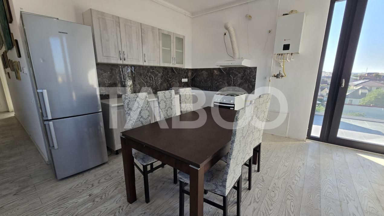 Penthouse de inchiriat 3 camere 2 bai si terasa de 107mp in Piata Cluj – fotografia 6 din 14