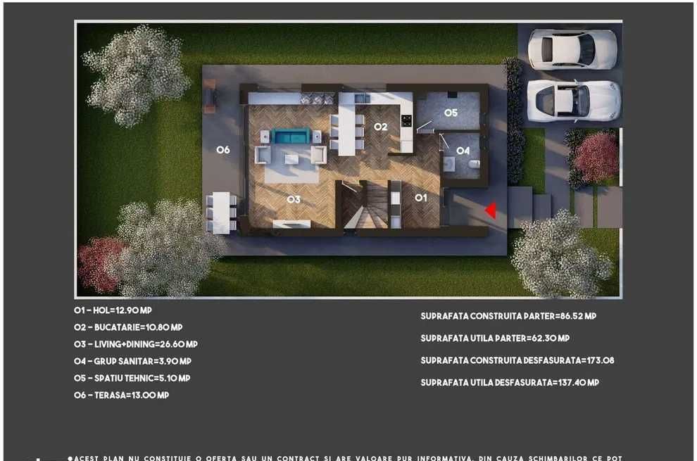 Casa 4 camere 155mp | Tunari | 0 comision | teren 350mp – fotografia 3 din 24