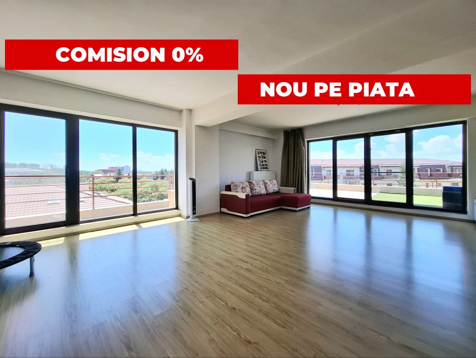 PENTHOUSE 3 CAMERE | 118 MP plus TERASĂ 61MP | Living spectaculos | Centrală – fotografia 1 din 16