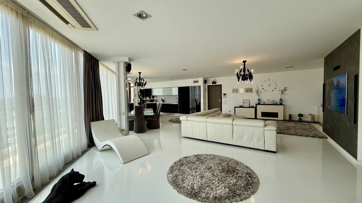 Penthouse UNIC 204 mp totali in Tomis Nord Constanta mobilat si utilat – fotografia 36 din 38