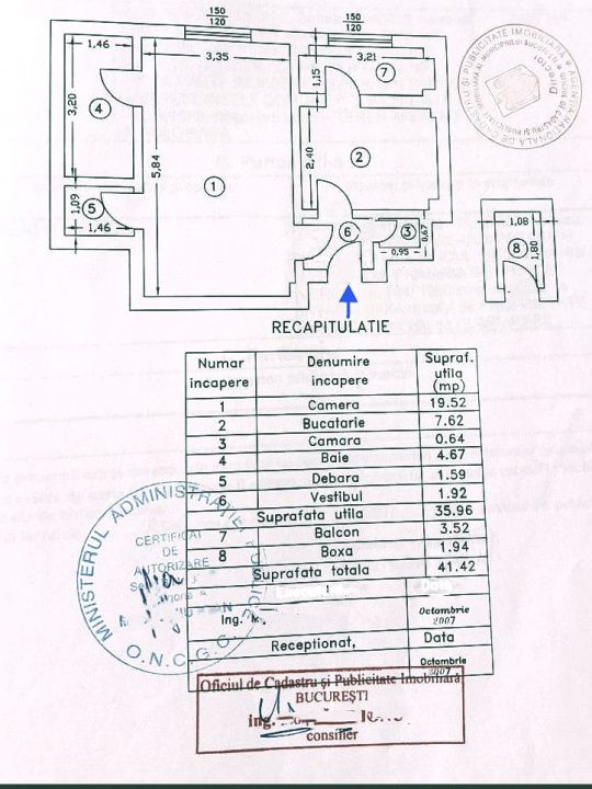 Floreasca - Ceaikovski | Studio 41 mp, mobilat, utilat, centrala si boxa. – fotografia 11 din 12