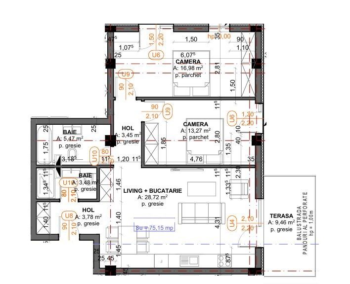 Apartament cu CF si parcare subterana in Terra Gardens – fotografia 10 din 10