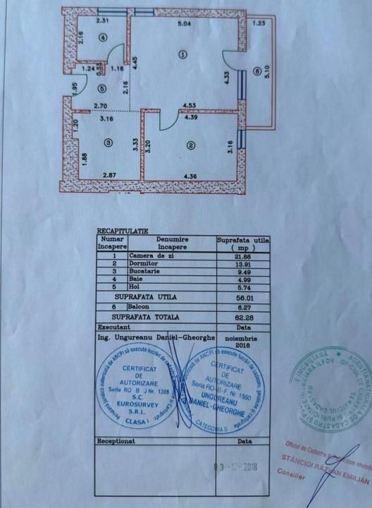 Apartament 2 camere | 4 City North | Etaj superior | 62,3 MP | Parcare – fotografia 16 din 17