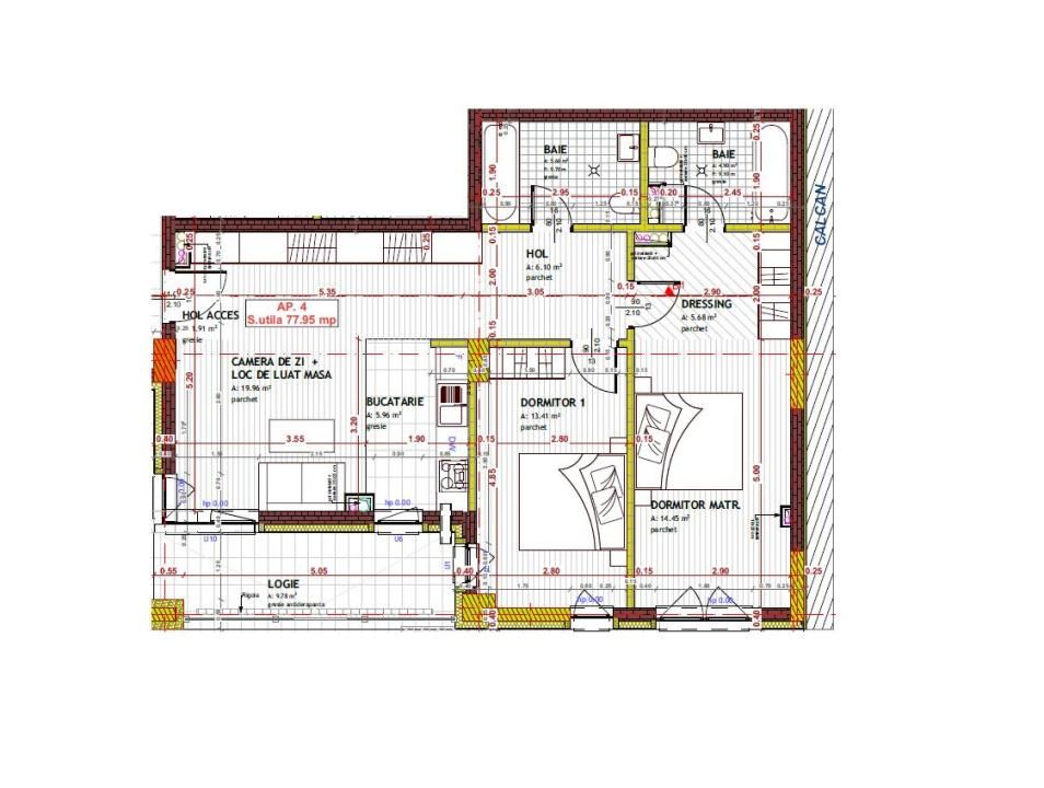 Apartament 3 camere | 2 bai | 78mp utili | zona Tineretului – fotografia 7 din 9