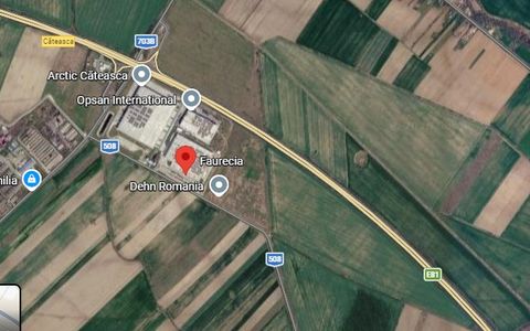 Teren extravilan 154.047 mp | Deschidere A1 Pitești – București | Căteasca